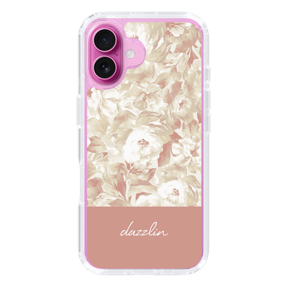Slim Protection Case［ dazzlin - PaintFlower - Pink ］
