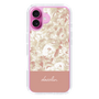 Slim Protection Case［ dazzlin - PaintFlower - Pink ］