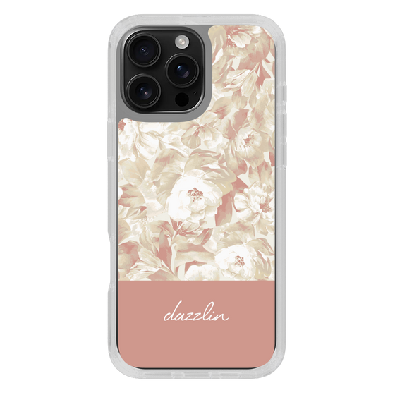 Slim Protection Case［ dazzlin - PaintFlower - Pink ］