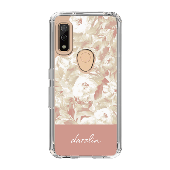 Slim Protection Case［ dazzlin - PaintFlower - Pink ］