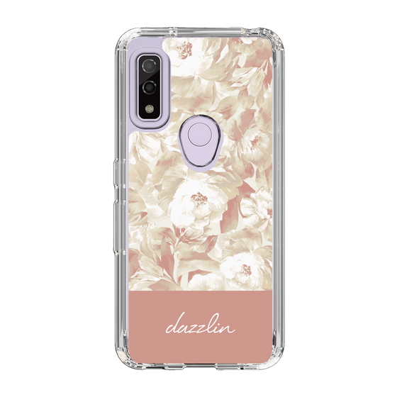 Slim Protection Case［ dazzlin - PaintFlower - Pink ］