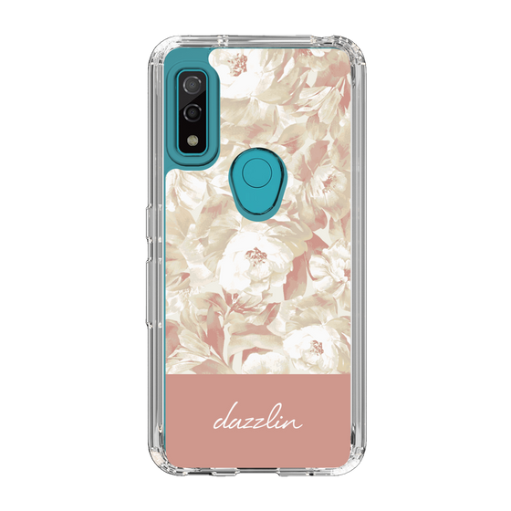 Slim Protection Case［ dazzlin - PaintFlower - Pink ］
