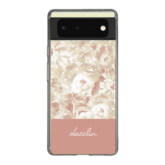 Slim Protection Case［ dazzlin - PaintFlower - Pink ］