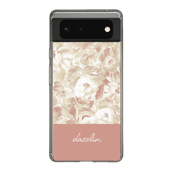 Slim Protection Case［ dazzlin - PaintFlower - Pink ］
