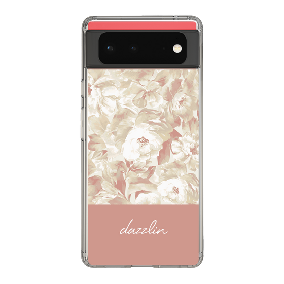 Slim Protection Case［ dazzlin - PaintFlower - Pink ］