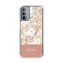 Slim Protection Case［ dazzlin - PaintFlower - Pink ］