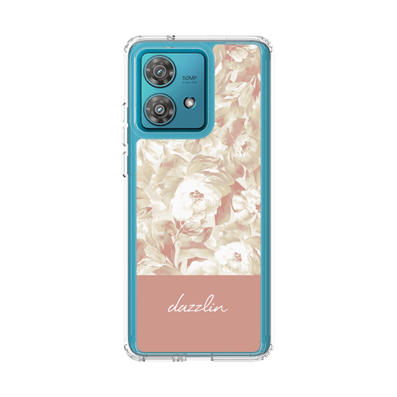 Slim Protection Case［ dazzlin - PaintFlower - Pink ］