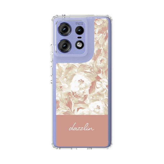 Slim Protection Case［ dazzlin - PaintFlower - Pink ］