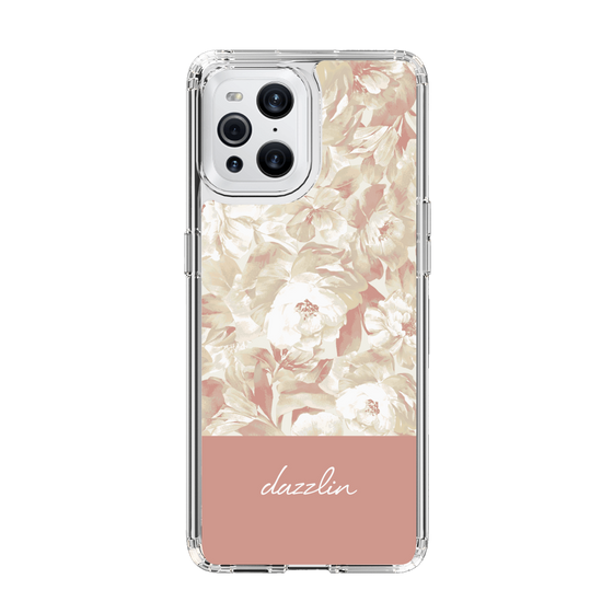 Slim Protection Case［ dazzlin - PaintFlower - Pink ］