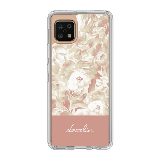 Slim Protection Case［ dazzlin - PaintFlower - Pink ］