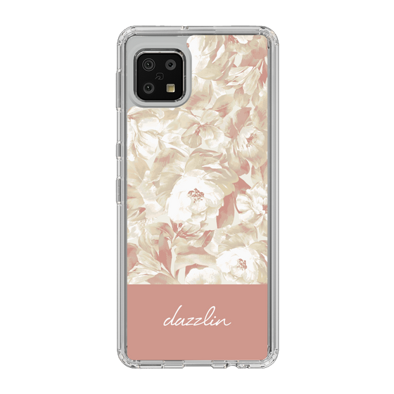 Slim Protection Case［ dazzlin - PaintFlower - Pink ］