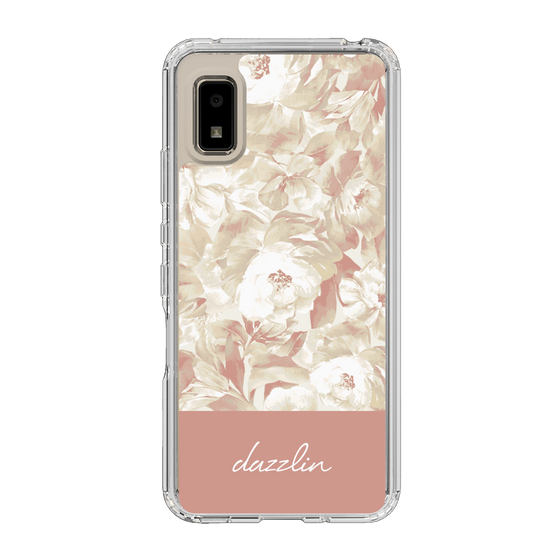 Slim Protection Case［ dazzlin - PaintFlower - Pink ］