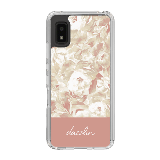 Slim Protection Case［ dazzlin - PaintFlower - Pink ］
