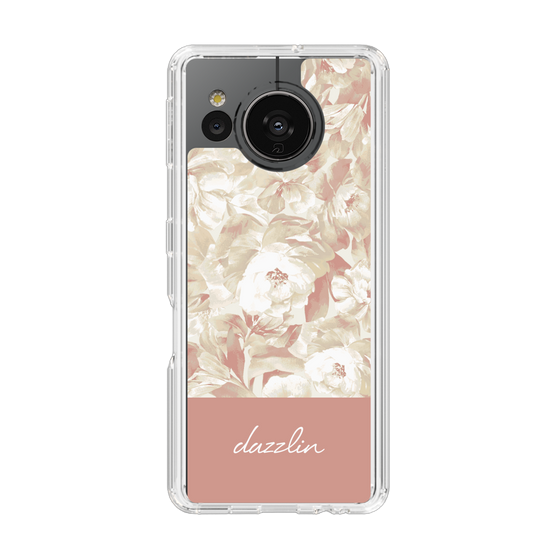 Slim Protection Case［ dazzlin - PaintFlower - Pink ］