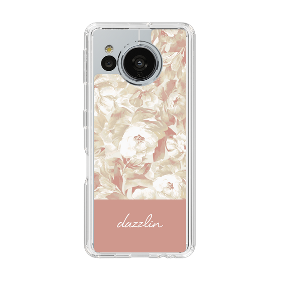 Slim Protection Case［ dazzlin - PaintFlower - Pink ］