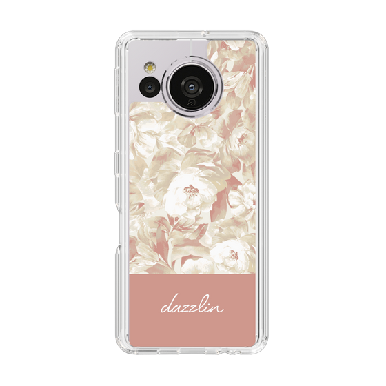 Slim Protection Case［ dazzlin - PaintFlower - Pink ］