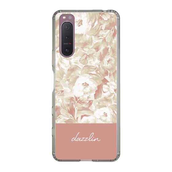 Slim Protection Case［ dazzlin - PaintFlower - Pink ］
