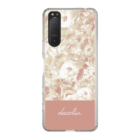 Slim Protection Case［ dazzlin - PaintFlower - Pink ］