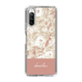 Slim Protection Case［ dazzlin - PaintFlower - Pink ］