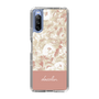 Slim Protection Case［ dazzlin - PaintFlower - Pink ］