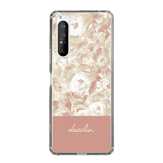Slim Protection Case［ dazzlin - PaintFlower - Pink ］