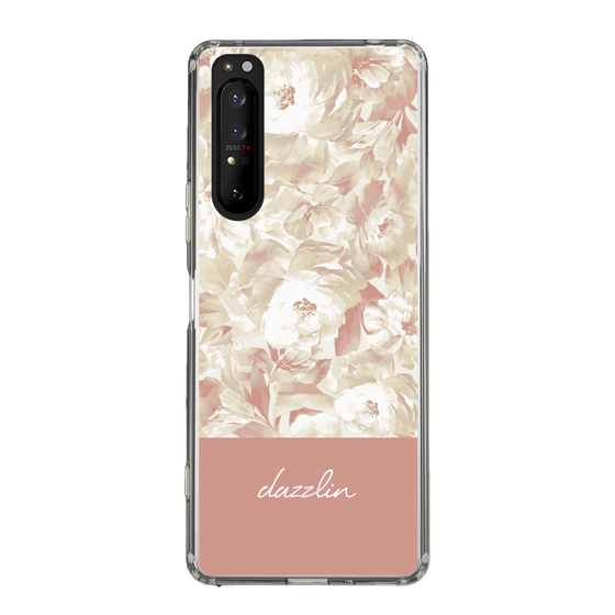 Slim Protection Case［ dazzlin - PaintFlower - Pink ］