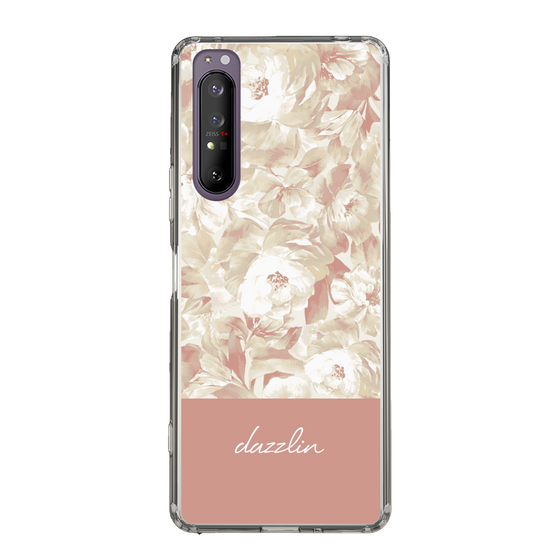 Slim Protection Case［ dazzlin - PaintFlower - Pink ］