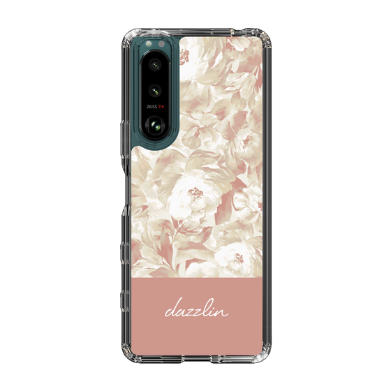Slim Protection Case［ dazzlin - PaintFlower - Pink ］