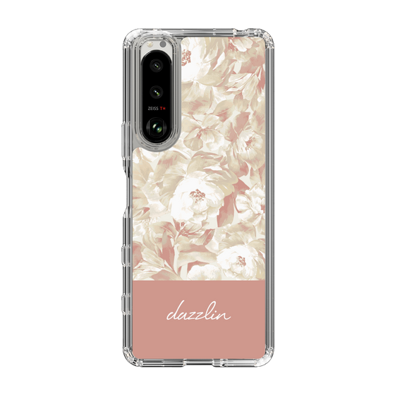 Slim Protection Case［ dazzlin - PaintFlower - Pink ］