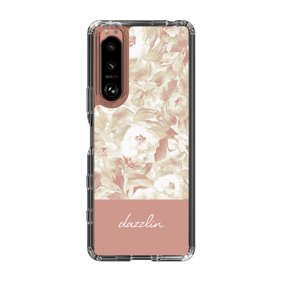 Slim Protection Case［ dazzlin - PaintFlower - Pink ］