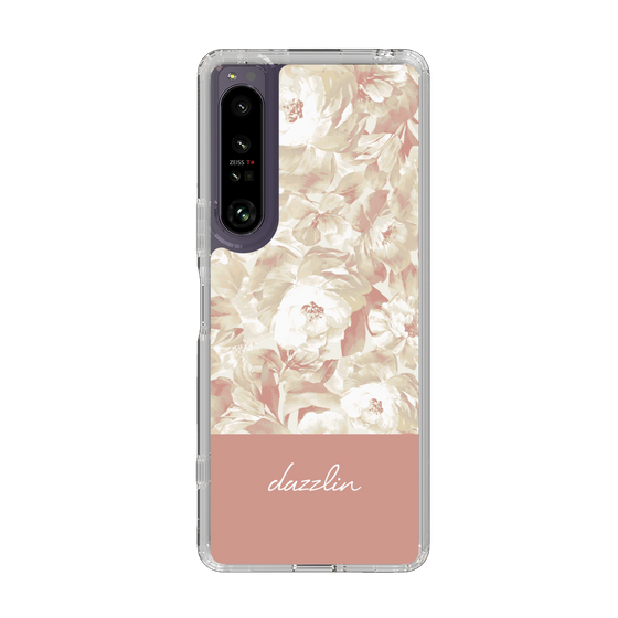 Slim Protection Case［ dazzlin - PaintFlower - Pink ］