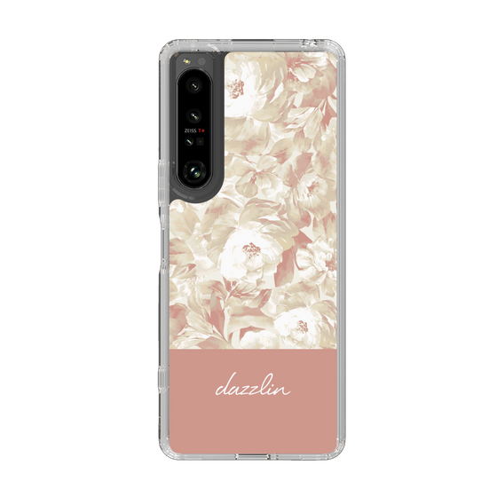 Slim Protection Case［ dazzlin - PaintFlower - Pink ］