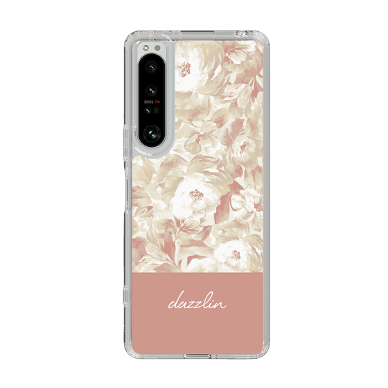 Slim Protection Case［ dazzlin - PaintFlower - Pink ］