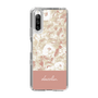Slim Protection Case［ dazzlin - PaintFlower - Pink ］