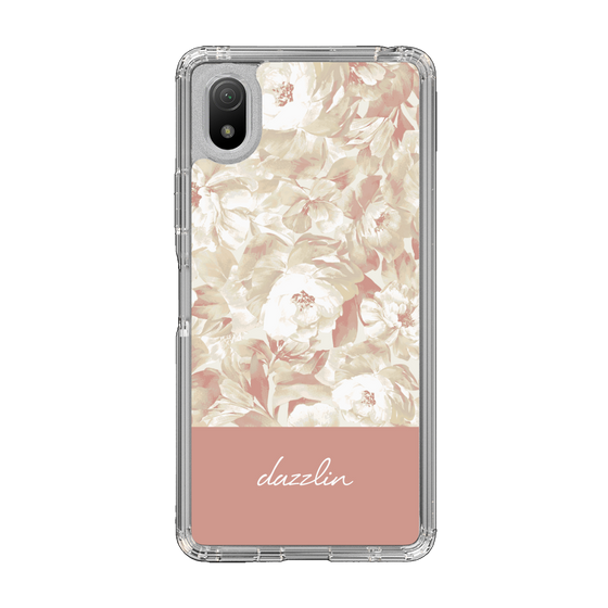 Slim Protection Case［ dazzlin - PaintFlower - Pink ］
