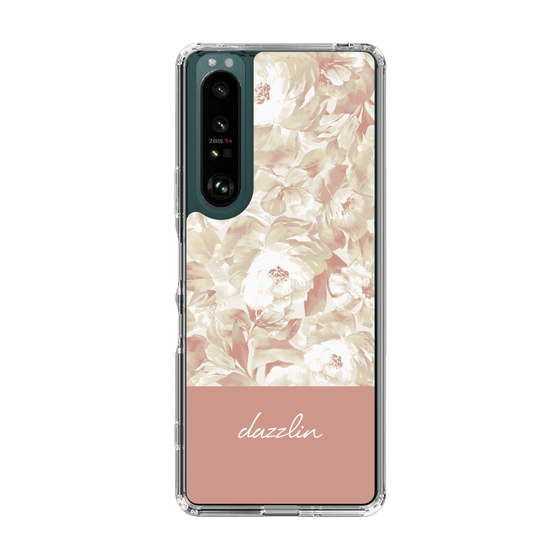Slim Protection Case［ dazzlin - PaintFlower - Pink ］
