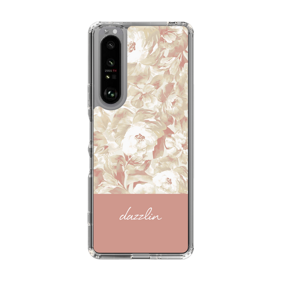 Slim Protection Case［ dazzlin - PaintFlower - Pink ］