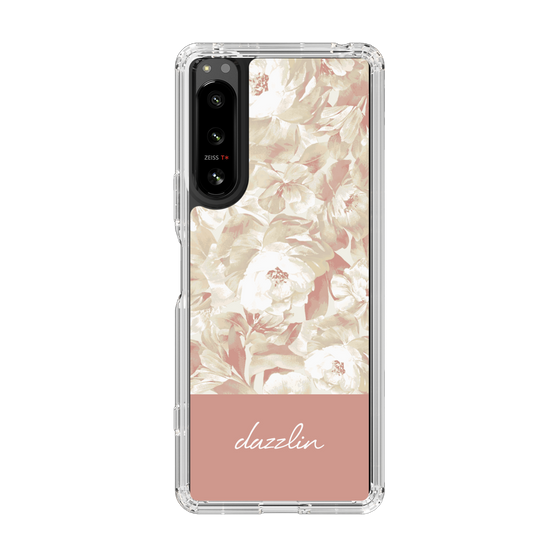 Slim Protection Case［ dazzlin - PaintFlower - Pink ］