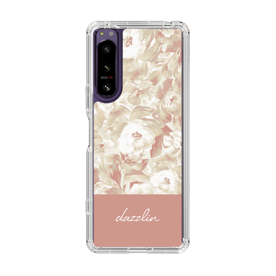 Slim Protection Case［ dazzlin - PaintFlower - Pink ］