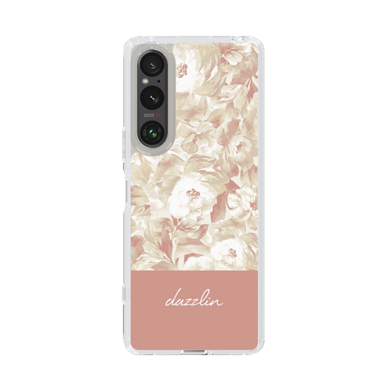 Slim Protection Case［ dazzlin - PaintFlower - Pink ］
