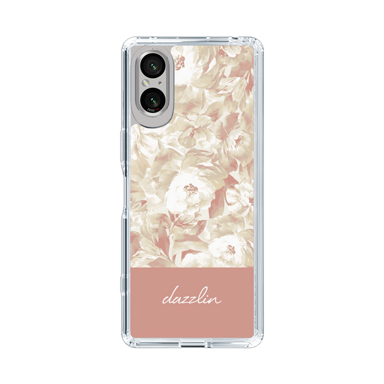 Slim Protection Case［ dazzlin - PaintFlower - Pink ］