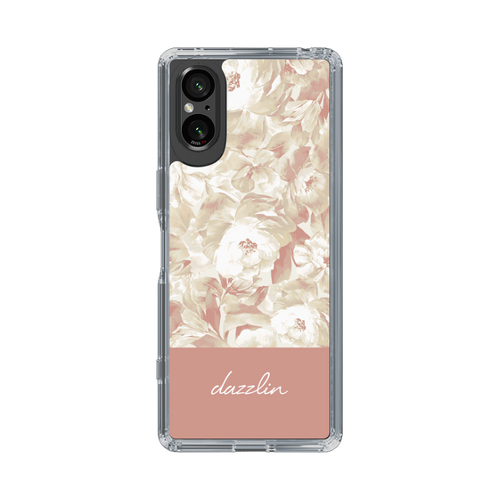 Slim Protection Case［ dazzlin - PaintFlower - Pink ］