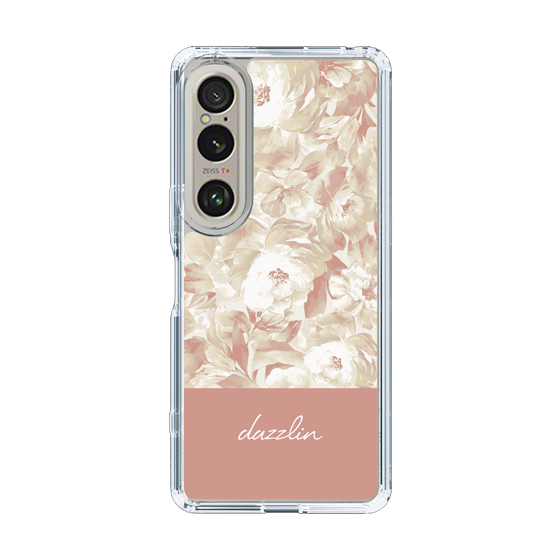Slim Protection Case［ dazzlin - PaintFlower - Pink ］