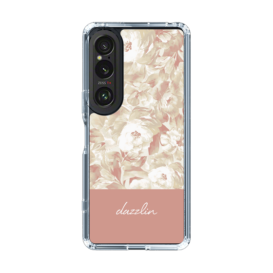 Slim Protection Case［ dazzlin - PaintFlower - Pink ］