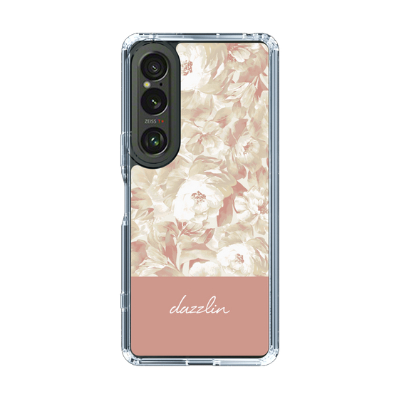 Slim Protection Case［ dazzlin - PaintFlower - Pink ］