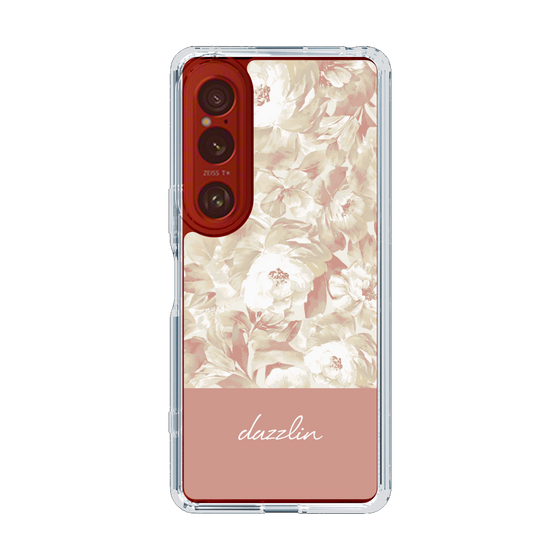 Slim Protection Case［ dazzlin - PaintFlower - Pink ］
