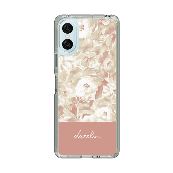 Slim Protection Case［ dazzlin - PaintFlower - Pink ］