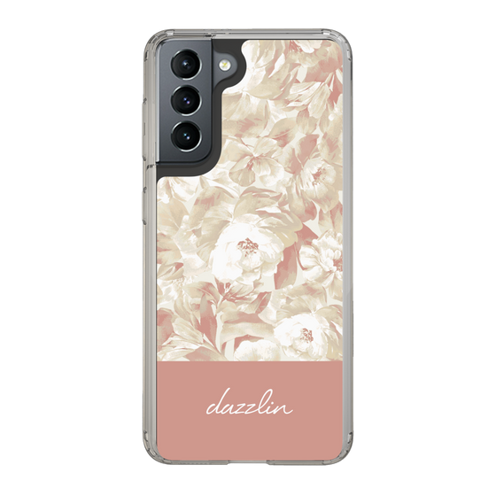 Slim Protection Case［ dazzlin - PaintFlower - Pink ］