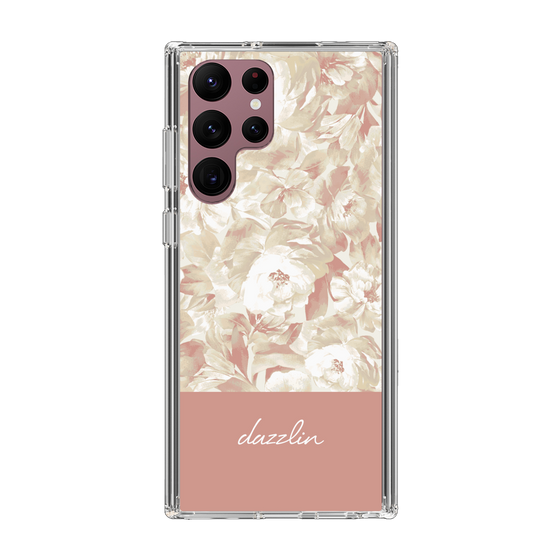 Slim Protection Case［ dazzlin - PaintFlower - Pink ］