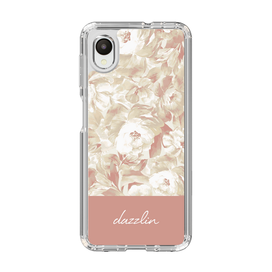 Slim Protection Case［ dazzlin - PaintFlower - Pink ］